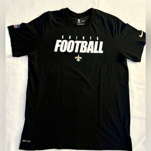 Nike Men's Black Saints Football Tee